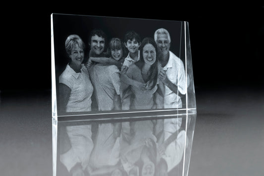 Family Photo Laser Engraved