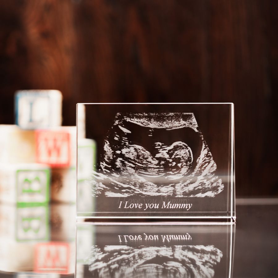 Baby Scan Laser Photo Crystal