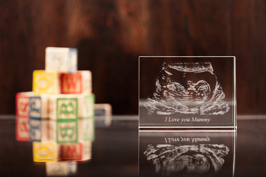 Gift Ideas for Expecting Mothers: Baby Scan Photo Crystal