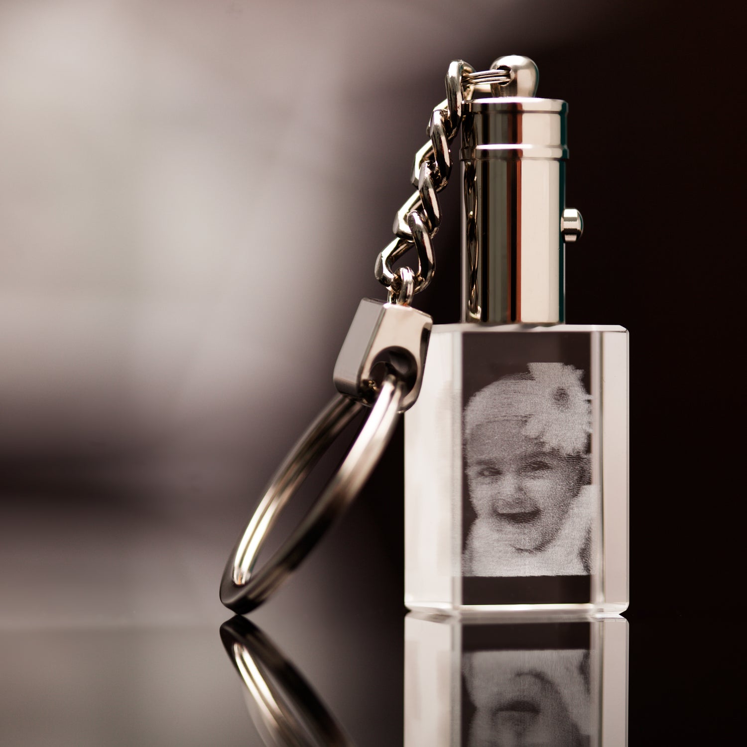 Photo Crystal Keyring